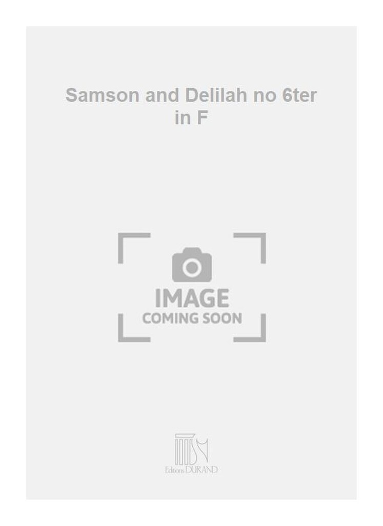 Samson Et Dalila N 6C Ang-Fr Soprano En Fa